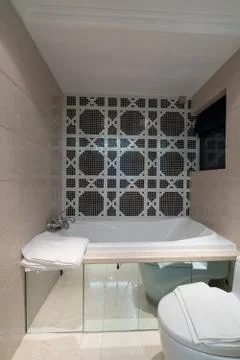 Modern bathroom Stock Photos