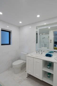 Modern bathroom Stock Photos