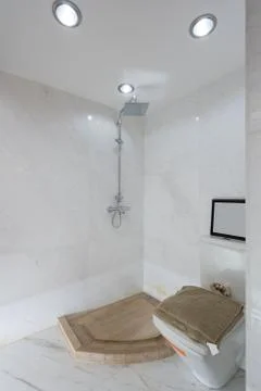 Modern bathroom Stock Photos