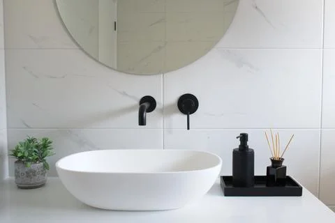Modern bathroom Foto stock