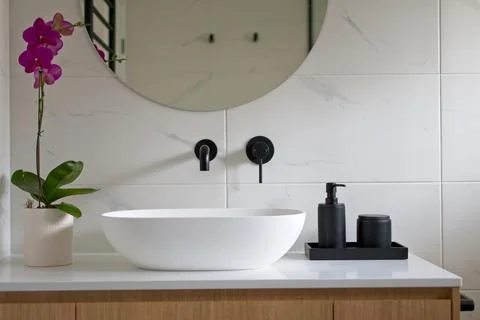 Modern bathroom Foto stock