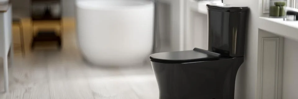 Modern bathroom render Stock Photos
