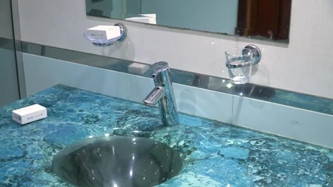 Modern Bathroom Sink Stock Footage 311201398