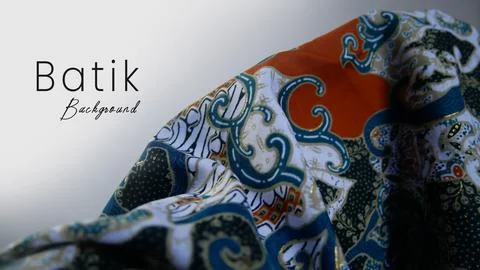 Modern Batik motif background Stock Photos