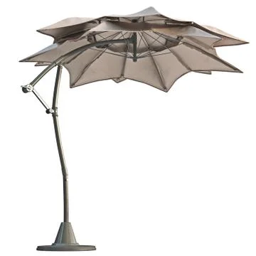 Modern beach umbrella Illustrazione stock