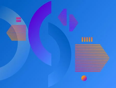 Modern beautiful gradient poster background vector. cover template with mon.. Stock Photos