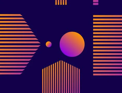 Modern beautiful gradient poster background vector. cover template with mon.. Foto stock