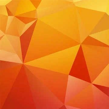 Modern beautiful orange yellow triangular background Illustrazione stock