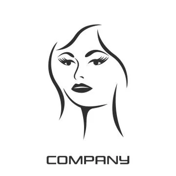 Modern beauty logo Stock Illustration
