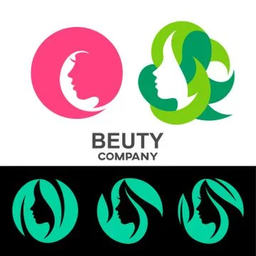 Modern beauty logo Stock Illustration