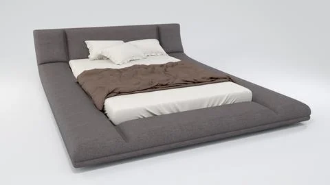 Modern bed 3D Model