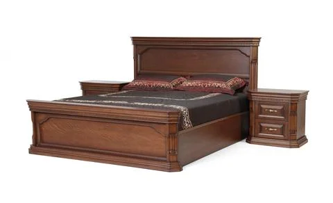 Modern bed Stock Photos