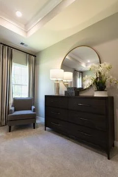 Modern Bedroom Interior Stock Photos