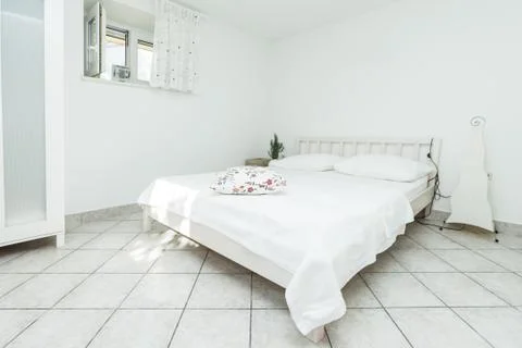 Modern bedroom Stock Photos