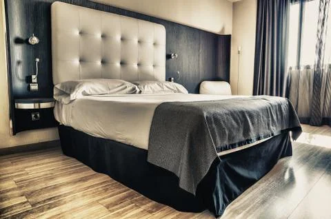 Modern bedroom Foto stock