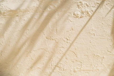 Modern beige limestone texture background with shadow overlay Stock Photos