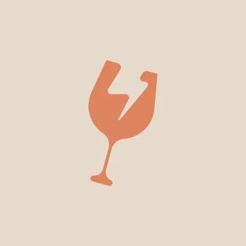 Modern Beverage Logo Template Clean Drink Branding Design 스톡 일러스트