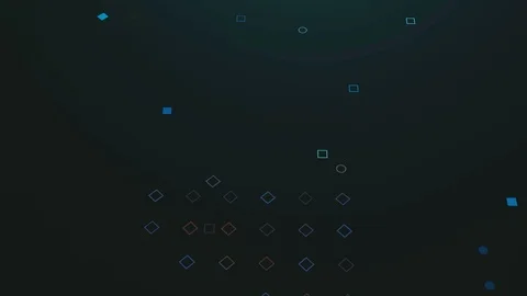 Modern big data and cryptography communication technology concept. 3D renderi Stock Footage 117360193