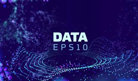 Modern big data, great design for any purposes. Modern communication technolo Stock Illustration