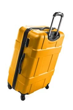 Modern big suitcase Stock Photos
