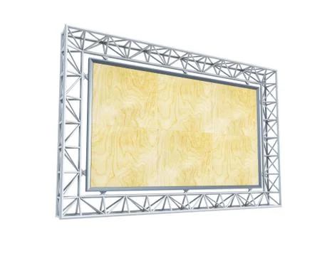 Modern billboard Stock Illustration