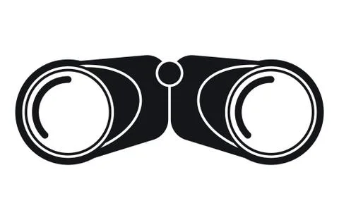 Modern Binocular Icon, Vector Illustration Stock Illustration