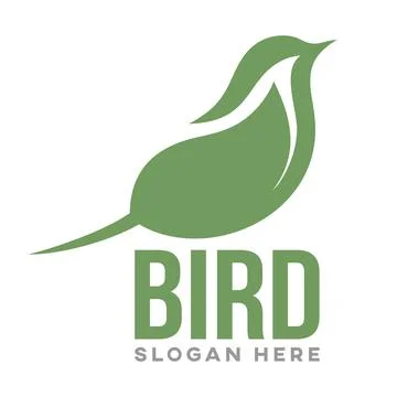 Modern bird logo. Vector illustration Stock Illustration