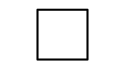 A modern black and whiteicon featuring a layout template. Stock Footage 334931144