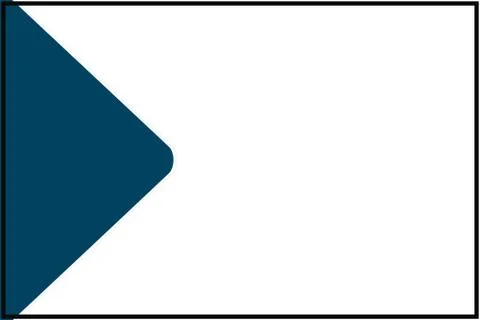 Modern Black Empty Frame With Triangle Shape Stock Illustration