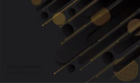 Modern black gradient trendy background vector Stock Illustration