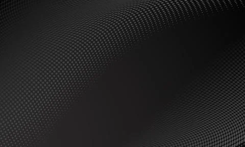 Modern black halftone pattern background. Vector trend digital graphic design Illustrazione stock