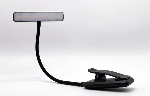 A modern black led book light by Gritin Stock Photos