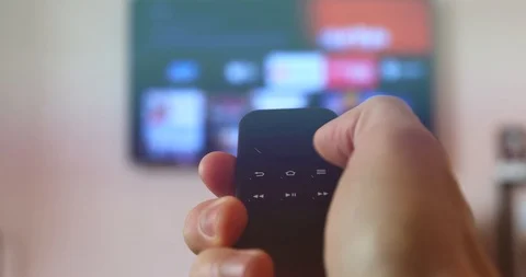 Modern Black Remote Controller Stock-Footage 121393083
