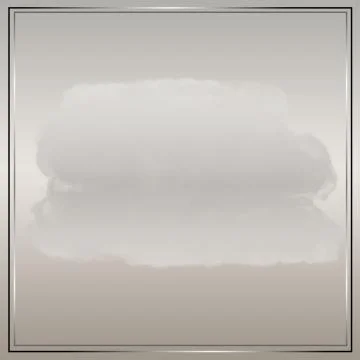 Modern Black &amp; Silver Frame With Empty Stroke Gradient Background Template Illustrazione stock