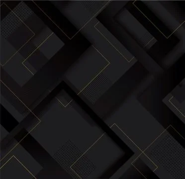 Modern black square gradient trendy background Stock Illustration