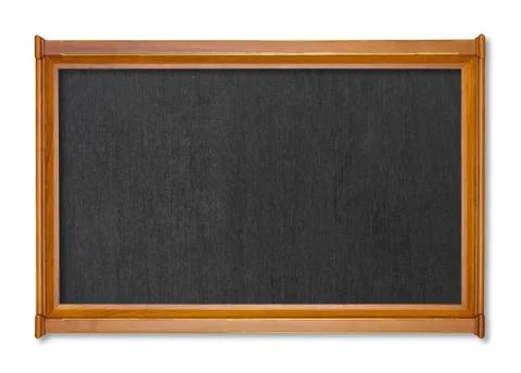 Modern blank blackboard on white Stock Photos
