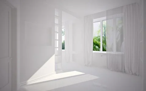 Modern blank interior Stock Illustration