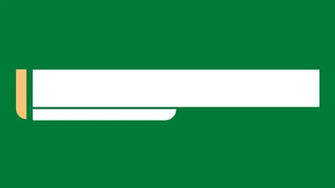 Modern Blank Lower Third Green screen Animation Professional Presentations .. Video stock 302583891