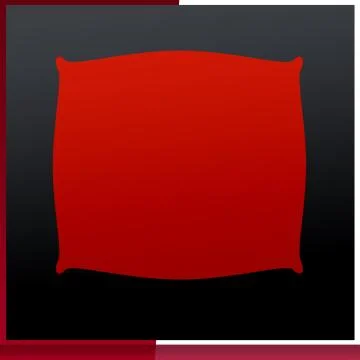 Modern Blank Maroon Shape On Black Background Frame Template Stock Illustration