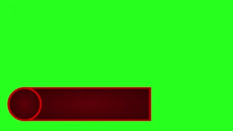 Modern Blank Red Lower Third Animation Stock Footage 332840022
