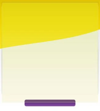 Modern Blank Yellow &amp; Violet Square Frame Template Design Without Any Text Illustrazione stock