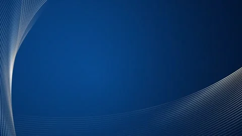 Modern Blue Abstract Background with Elegant Curved Lines Motion 4K Vídeos de archivo 334177766