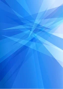 Modern Blue Abstract Background Stock Illustration