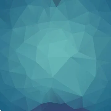 Modern Blue Abstract Low Poly Geometric Gradient Polygonal Background Vector Stock Illustration