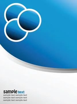 Modern blue background Stock Illustration