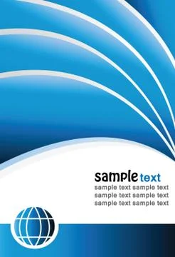 Modern blue background Stock Illustration