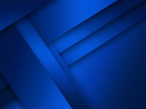 Modern blue background overlap paper with blank space for your text Stock Illustration