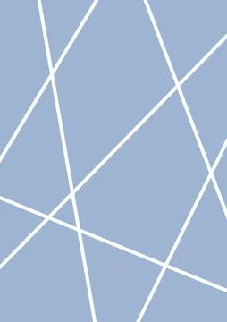 Modern blue background with white lines, trendy colors Stock Illustration