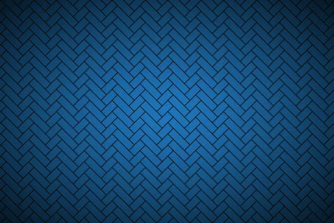 Modern blue brick pattern. Seamless tile pattern. Simple vector illustration Stock Illustration
