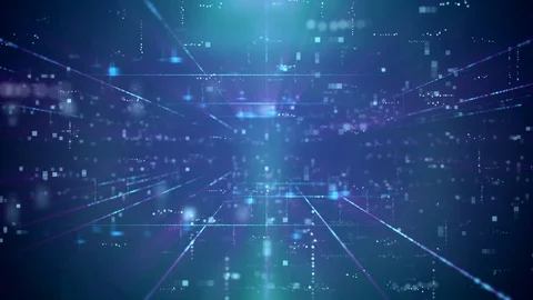 Modern Blue Business Technology Background Stock Footage 77433698